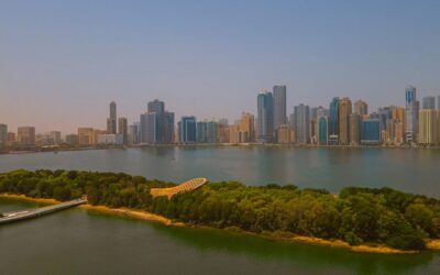 Aerial view of Al Noor Island