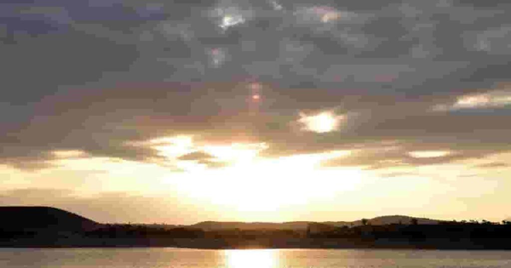 Sunset view at Lake