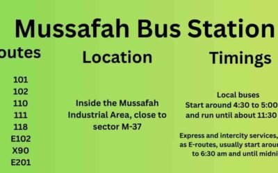 Mussafah Bus Station Guide